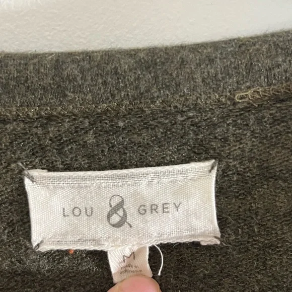 Lou & Grey Olive Green Long Sleeve Dress - Picture 3 of 8